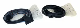 5017010k Crown Automotive Sales Co. Door Weatherstrip Kit For 1997-2006 Jeep Tj Wrangler With Half Steel Doors
