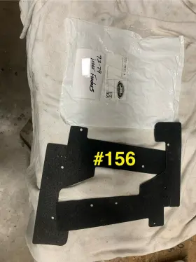 D3tz-16b127-a Dennis Carpenter Fender Apron To Hood Hingeseal 1974-76 Ford Truckpart #156