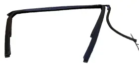 Dodge 68082823af 2013 Dart Rear Driver Door Glass Weatherstrip Seal Oem