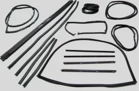 Kd4001 Fairchild Automotive Complete Weatherstrip Kit 1968-1986 Jeep Cj With Mov