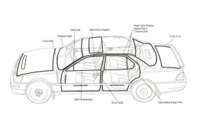G4057 Fairchild - Driver Side Windshield Seal #2