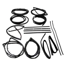 Kd4006 Fairchild Industries - Front Driver And Passenger Side Inner Outer Weatherstrip