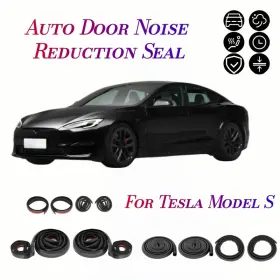 For Tesla Model S Drss211201 M Door Edge Weather Shield Rubber Fillers Reduce External Wind