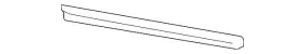 1c3z-28253a24-a Ford Genuine Lower Weather-strip