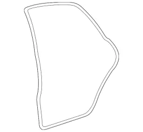 2f4z-5425324-aa Ford Genuine Door Weather-strip