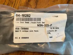 01a-701980 Ford 64-10282 Lower Door Seals Package Of 2 1932-1948 Car 1932-1947 Truck