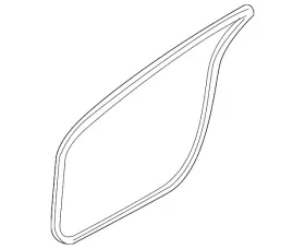 6h6z-5420708-ab Ford Genuine Weather-strip On Body #2