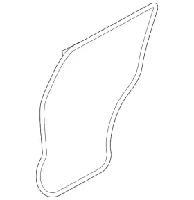 8a2z-7825325-a Ford Genuine Door Weather-strip