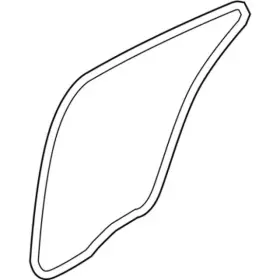8a5z-54253a10-a Ford Genuine Weather-strip On Body