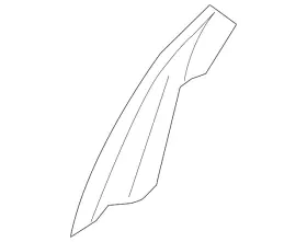 8c3z-1520521-b Ford Genuine Front Weather-strip 8c3z-1520521-b Ford Genuine Front Weather-strip