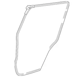 8l2z-78253a10-a Ford Genuine Weather-strip On Body 8l2z78253a10a