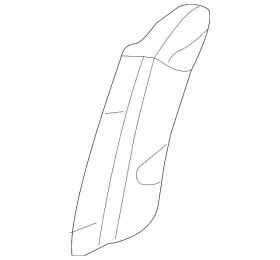 8l3z-1520520-a Ford Genuine Front Weather-strip