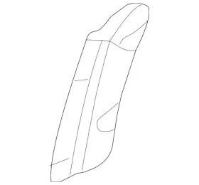 8l3z-1520521-a Ford Genuine Front Weather-strip