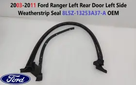 8l5z-13253a37-a Ford 2003-2011 Ranger Left Rear Door Side Weatherstrip Seal