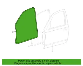 8w7z-5420709-a Ford Genuine Oem Door Opening Weatherstrip Seal