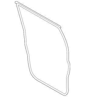 Ab3z-26253a11-b Ford Genuine Door Weather-strip