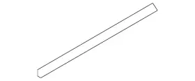 Ag1z-5420758-a Ford Genuine Lower Weather-strip