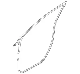 Bb5z-7820530-a Ford Genuine Door Weather-strip Bb5z-7820530-a Ford Genuine Door Weather-strip