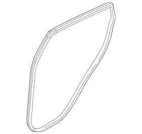 Be8z-5425324-a Ford Genuine Weather-strip On Body