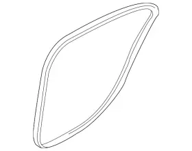 Bh6z-54253a10-ba Ford Genuine Weatherstrip Assembly - Door Openin Bh6z-54253a10-ba Ford Genuine Weatherstrip Assembly - Door Openin