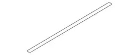 Bk3z-1520519-b Ford Genuine Upper Weather-strip