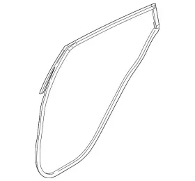 Ce8z-54253a11-f Ford Genuine Door Weather-strip Ce8z-54253a11-f Ford Genuine Door Weather-strip