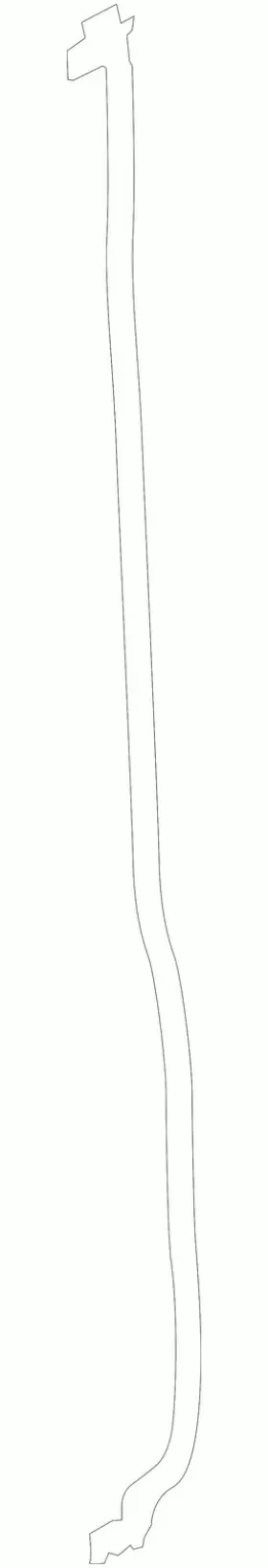 Ck4z-1551400-g Ford Genuine Upper Weather-strip