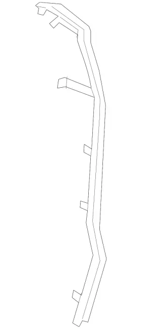 Dp5z-5425324-c Ford Genuine Weatherstrip