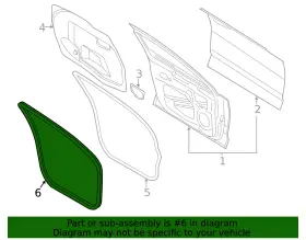 Ds7z-5420708-b Ford Genuine Weather-strip On Body #2