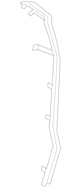 Ds7z-5425324-b Ford Genuine Front Weather-strip Ds7z-5425324-b Ford Genuine Front Weather-strip
