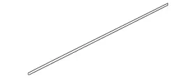 Dt1z-61253a10-b Ford Genuine Lower Weather-strip Dt1z-61253a10-b Ford Genuine Lower Weather-strip