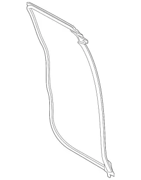 Eb3z-2125324-d Ford Genuine Door Weather-strip