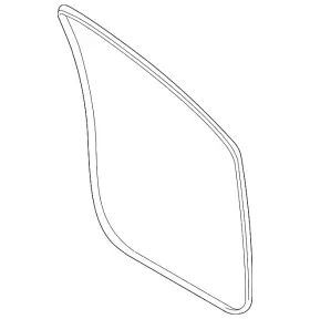Eb3z-4120531-c Ford Genuine Weather-strip On Body