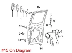 F4uz-1525324-b Ford New Oem Hinged Side Loading Door Weatherstrip E-series 92-14 #3