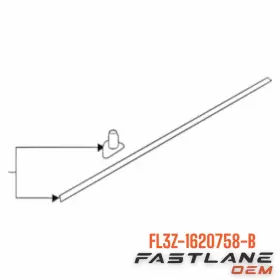 Fl3z-1620758-b Ford 2015-2023 F-150 Front Door Lower Weather Strip New Oem #3