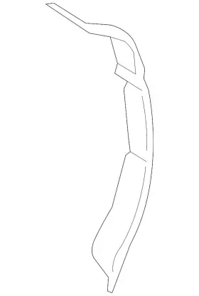 Gd9z-5420520-a Ford Genuine Front Weather-strip