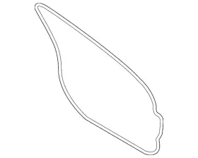 Gd9z-5420530-b Ford Genuine Door Weather-strip