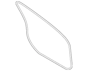 Gd9z-5420708-a Ford Genuine Weather-strip On Body