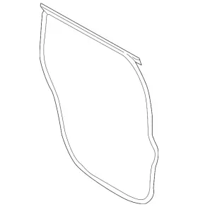 Jl1z-4025324-a Ford Genuine Door Weather-strip