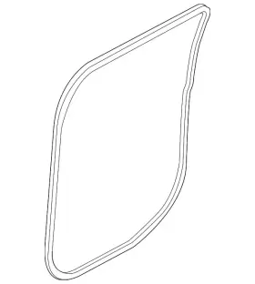Kl3z-16253a10-a Ford Genuine Weather-strip On Body