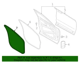 Lj6z-7820708-g Ford Genuine Weather-strip On Body #2