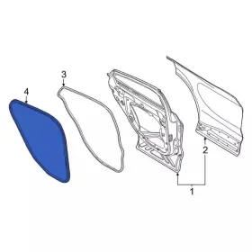 Lj8z-58253a10-c Ford Genuine Weather-strip On Body Lj8z-58253a10-c Ford Genuine Weather-strip On Body