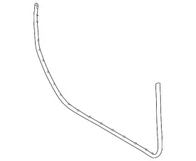 M2dz-7820530-b Ford Genuine Door Weather-strip M2dz-7820530-b Ford Genuine Door Weather-strip