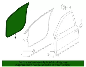 Ml3z-1628125-b Ford Genuine Weatherstrip #2