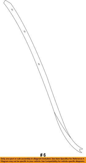 Ds7z-5428124-a Ford Oem 13-16 Fusion Rear Door-rear Weatherstrip Seal Right Ds7z5428124a #2