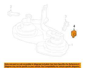 Fa1z19g229a Ford Oem 17-23 Continental Keyless Entry Components-alarm Horn