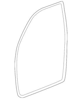 Xw7z5420530aa Ford Genuine Door Weather-strip Xw7z5420530aa Ford Genuine Door Weather-strip