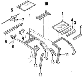 10165496 Gm Genuine Weatherstrip 10165496 Gm Genuine Weatherstrip