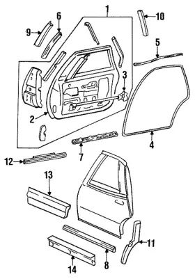 Gm 10271747 Genuine Sealing Strip