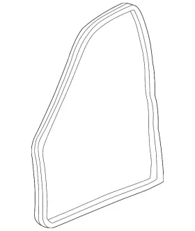 10419497 Gm Genuine Side Door Weatherstrip #2
